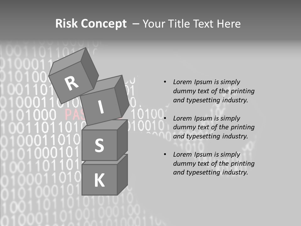 Safety Access Red PowerPoint Template