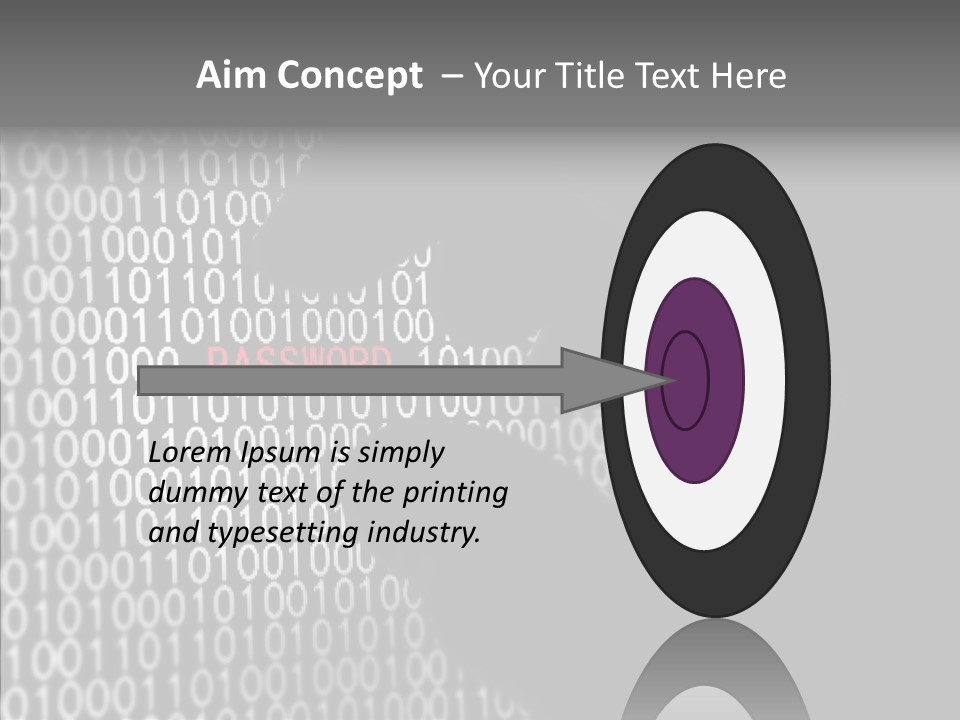 Safety Access Red PowerPoint Template