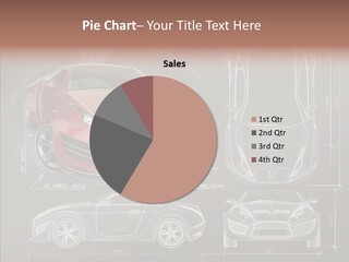 Front Transportation Concept Car PowerPoint Template