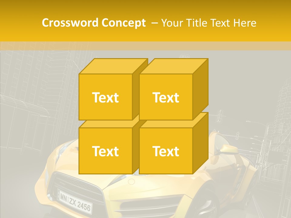 Sports Drive Wireframe PowerPoint Template