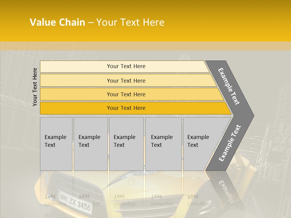 Sports Drive Wireframe PowerPoint Template