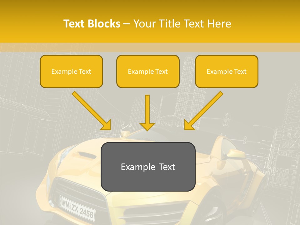 Sports Drive Wireframe PowerPoint Template