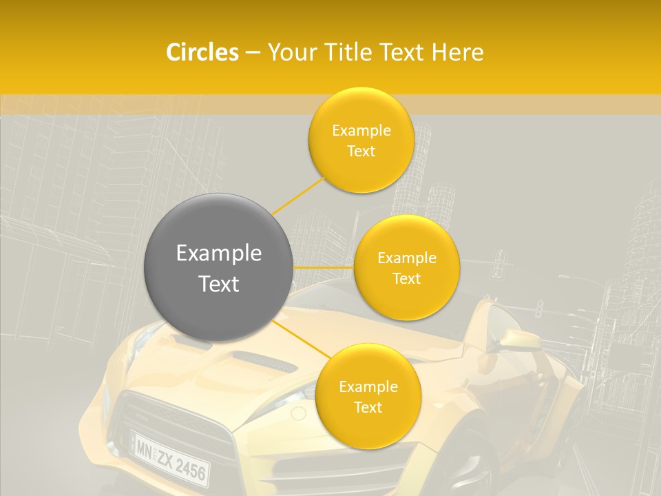 Sports Drive Wireframe PowerPoint Template