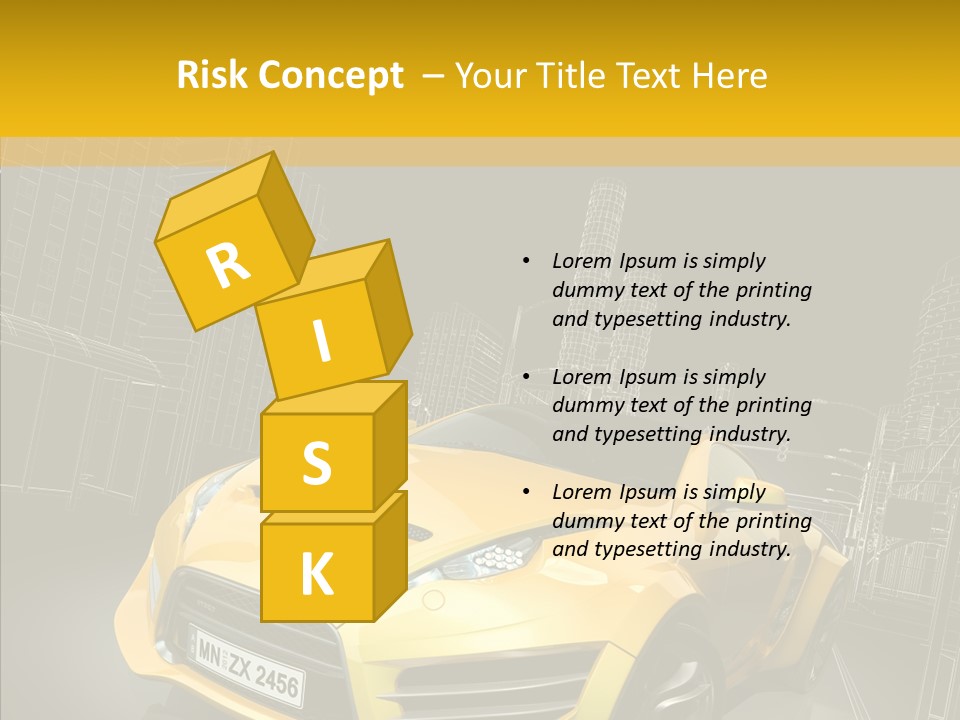 Sports Drive Wireframe PowerPoint Template