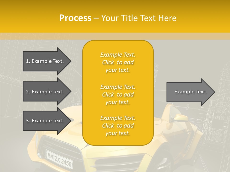 Sports Drive Wireframe PowerPoint Template