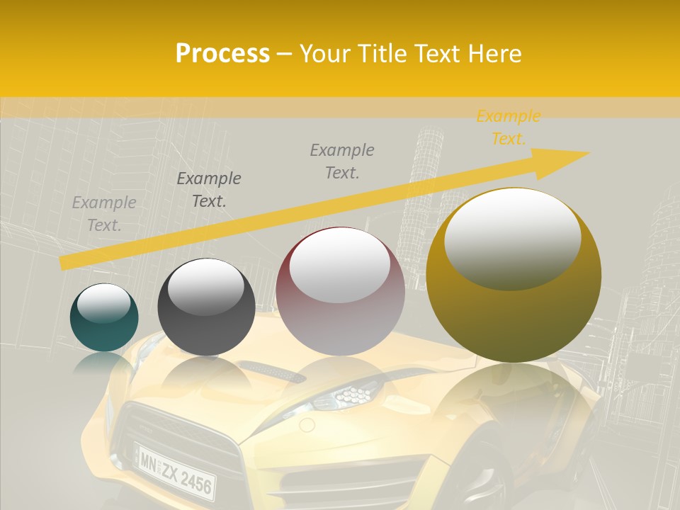 Sports Drive Wireframe PowerPoint Template