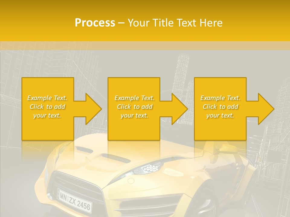 Sports Drive Wireframe PowerPoint Template
