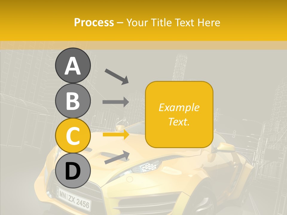 Sports Drive Wireframe PowerPoint Template