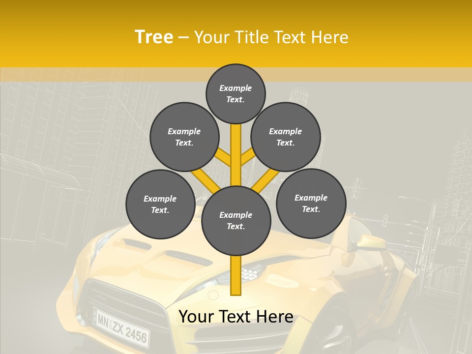 Sports Drive Wireframe PowerPoint Template