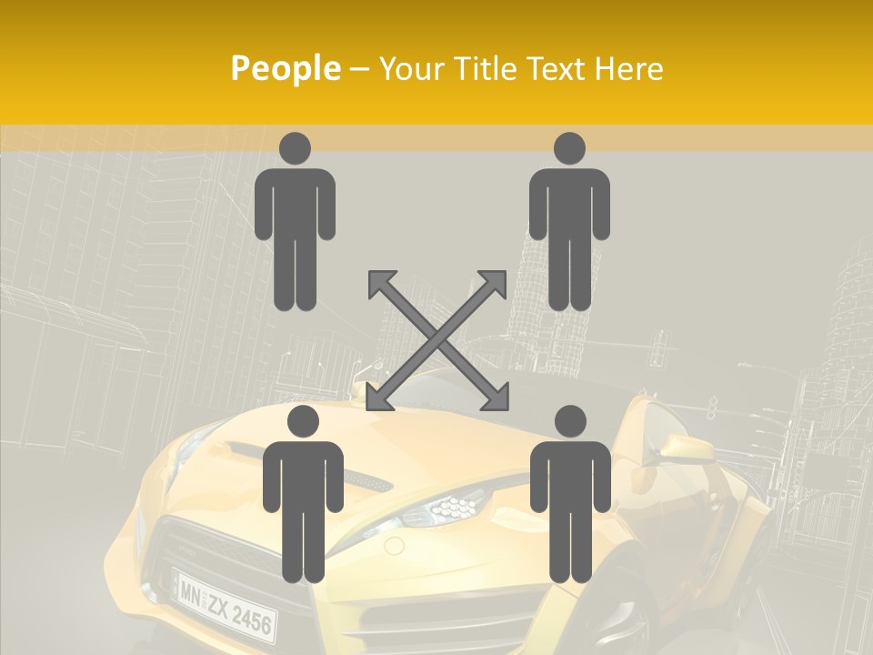 Sports Drive Wireframe PowerPoint Template