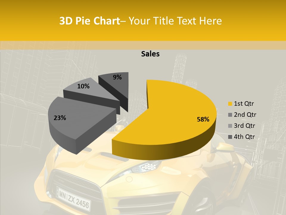 Sports Drive Wireframe PowerPoint Template