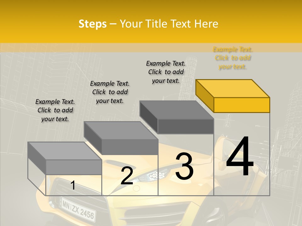Sports Drive Wireframe PowerPoint Template