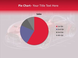 Sketch Town Car PowerPoint Template