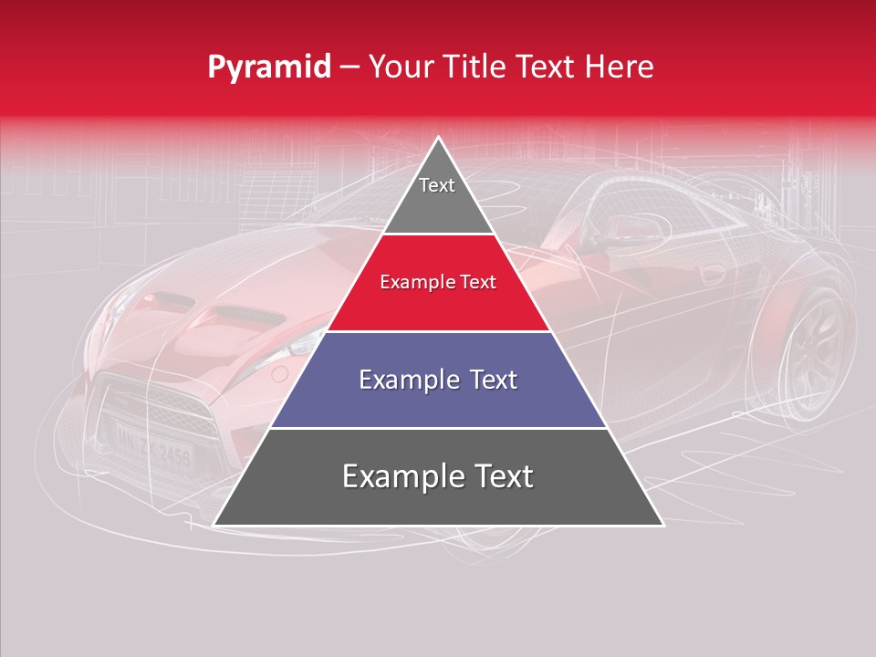 Sketch Town Car PowerPoint Template
