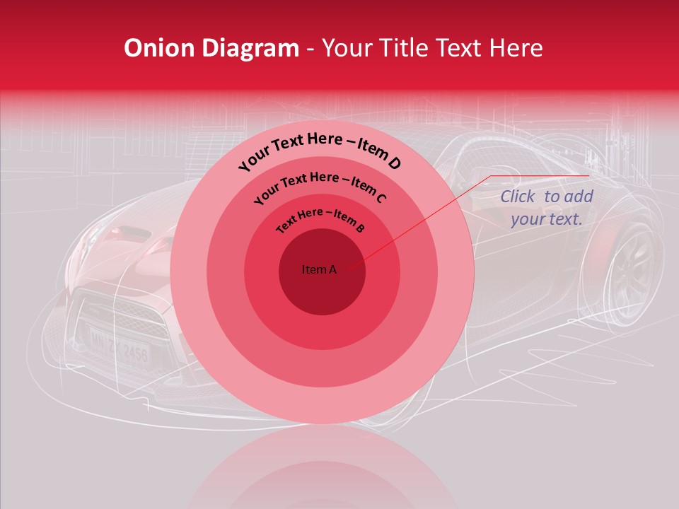 Sketch Town Car PowerPoint Template