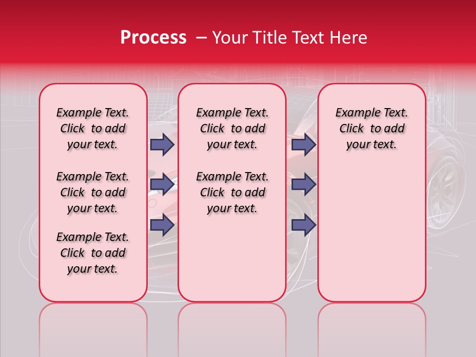 Sketch Town Car PowerPoint Template