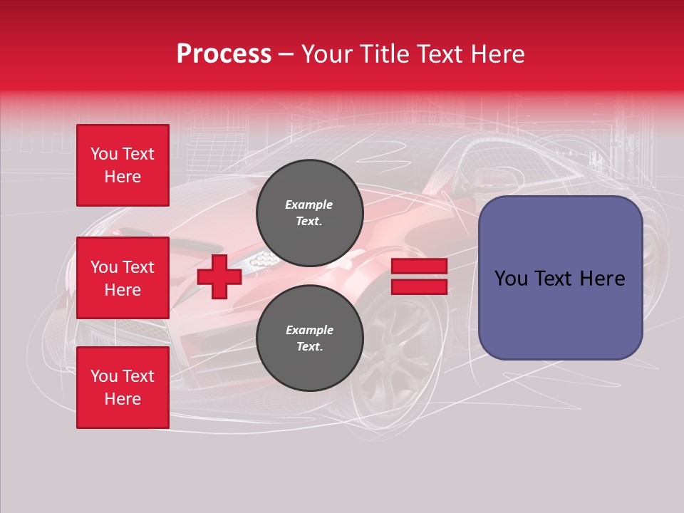 Sketch Town Car PowerPoint Template
