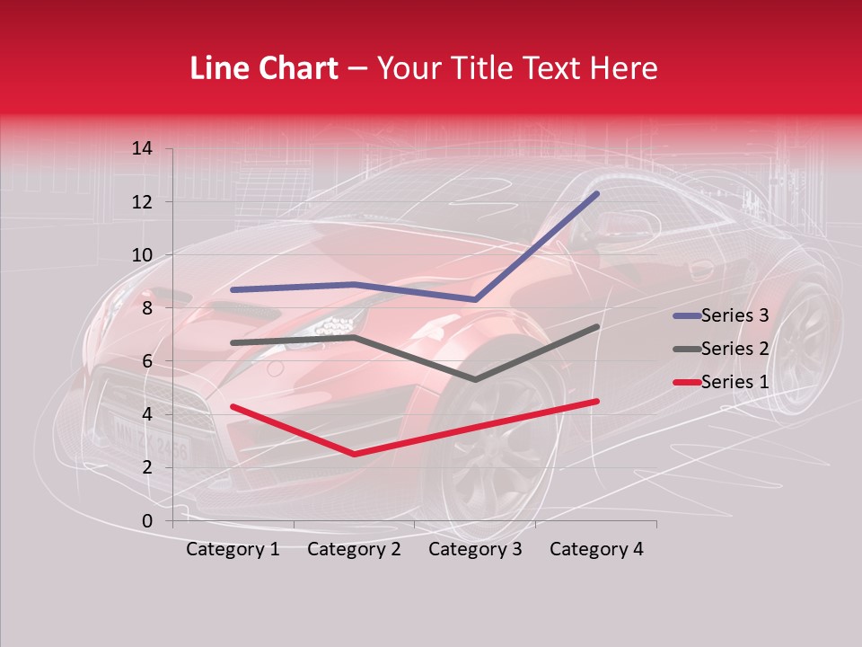 Sketch Town Car PowerPoint Template