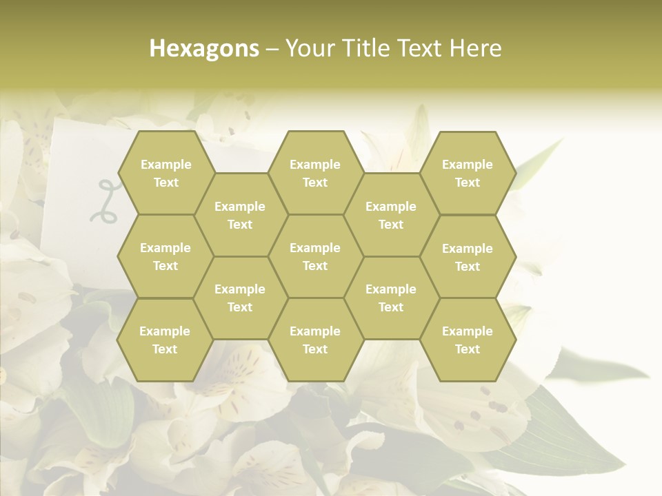 Bud Card Bunch PowerPoint Template