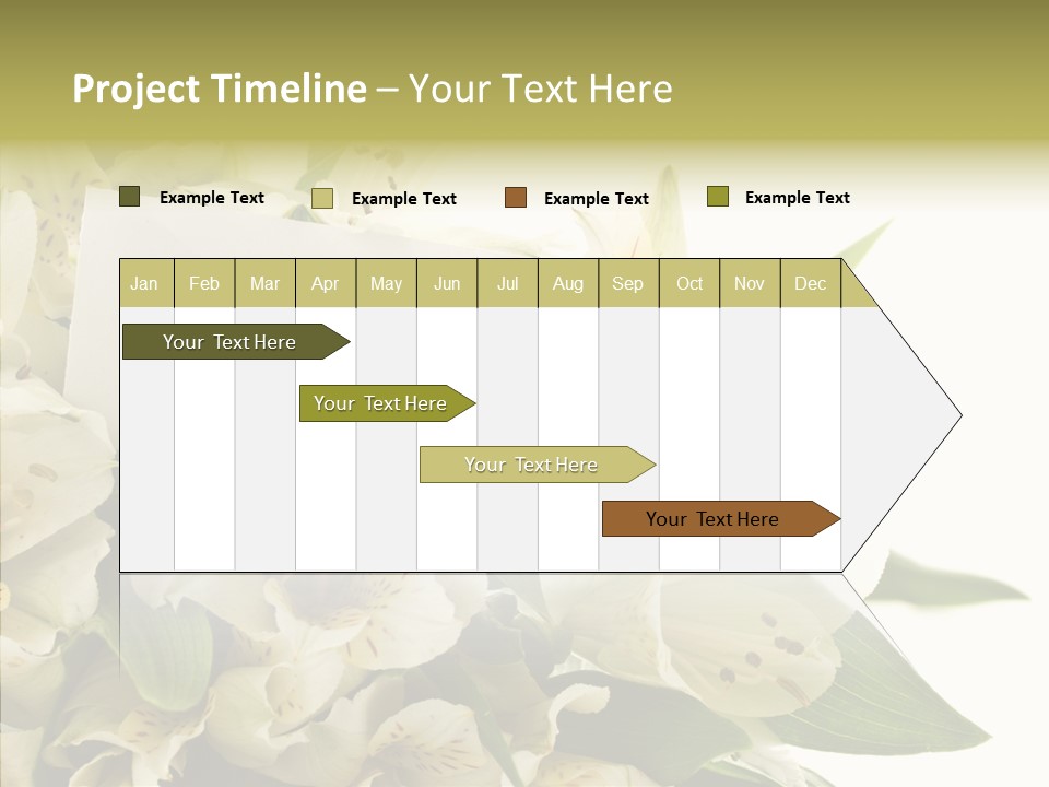 Bud Card Bunch PowerPoint Template