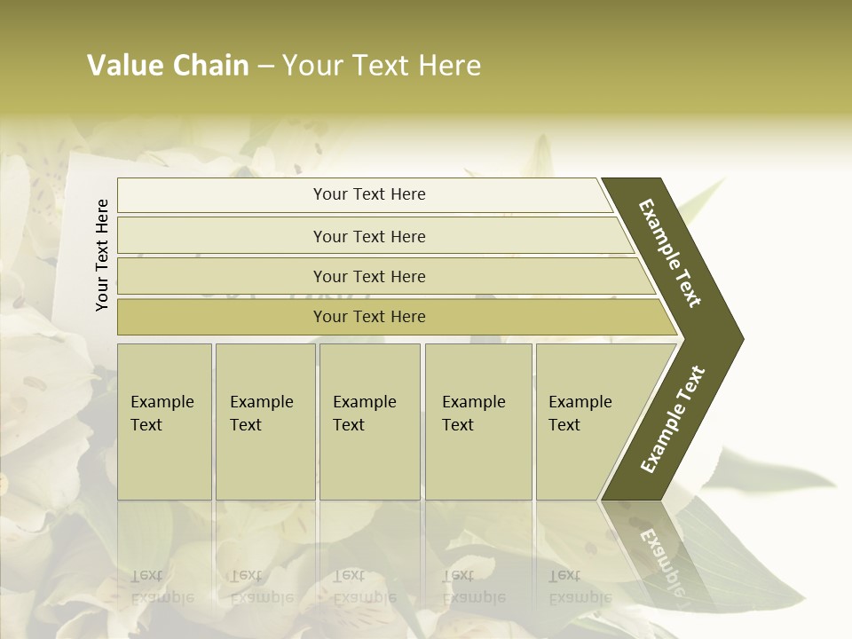 Bud Card Bunch PowerPoint Template