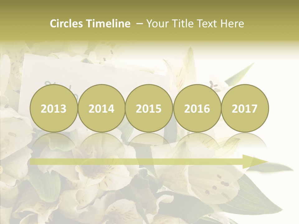 Bud Card Bunch PowerPoint Template