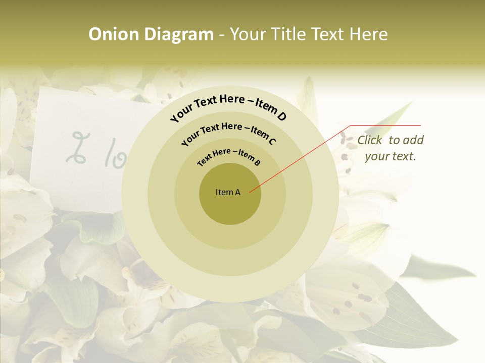 Bud Card Bunch PowerPoint Template