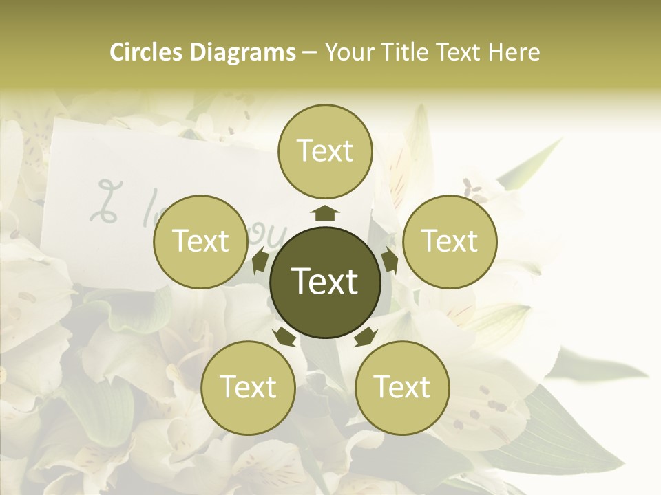 Bud Card Bunch PowerPoint Template