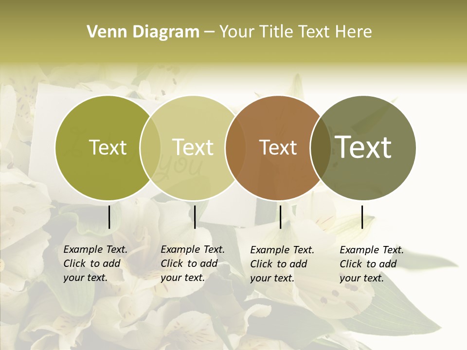 Bud Card Bunch PowerPoint Template