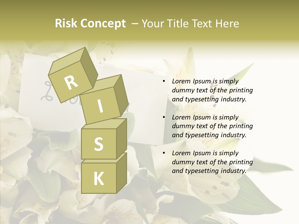 Bud Card Bunch PowerPoint Template