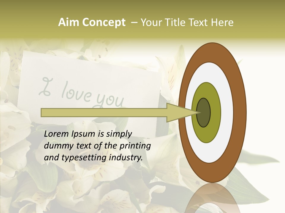 Bud Card Bunch PowerPoint Template