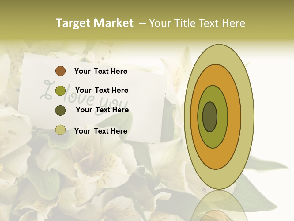 Bud Card Bunch PowerPoint Template