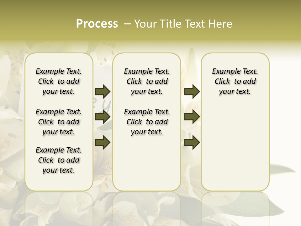 Bud Card Bunch PowerPoint Template