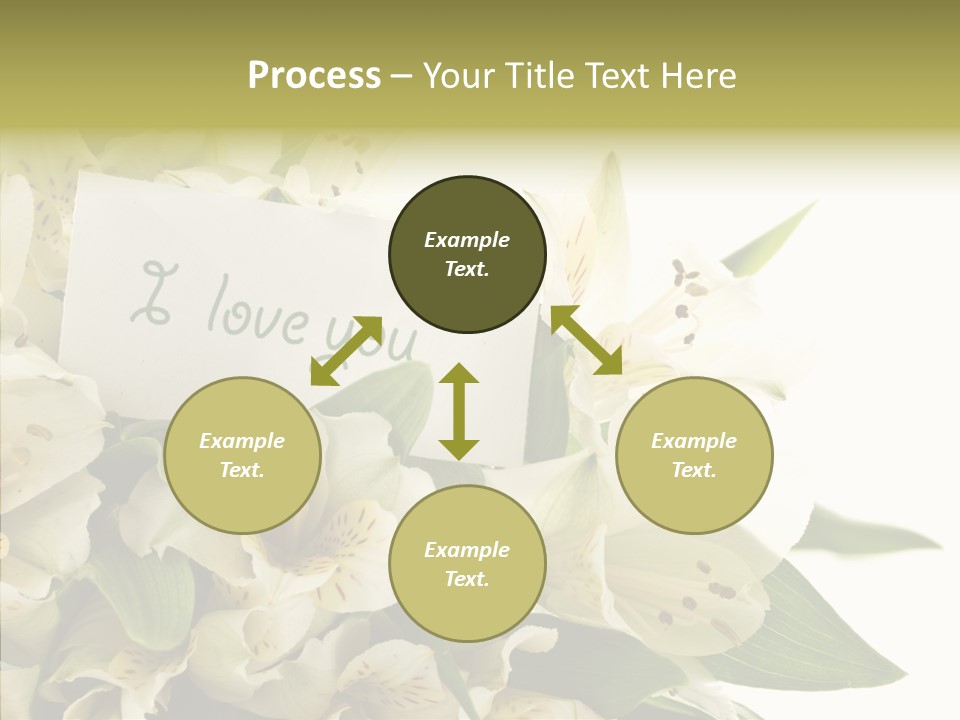 Bud Card Bunch PowerPoint Template