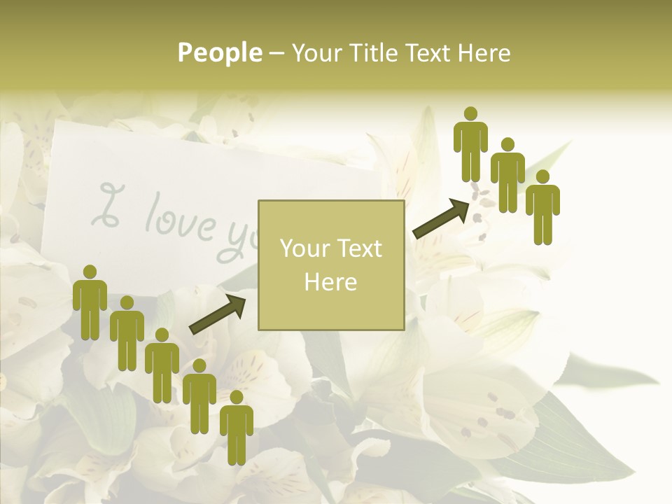 Bud Card Bunch PowerPoint Template