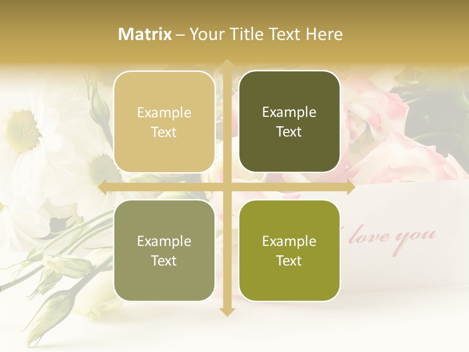 Floral Chamomile Beautiful PowerPoint Template