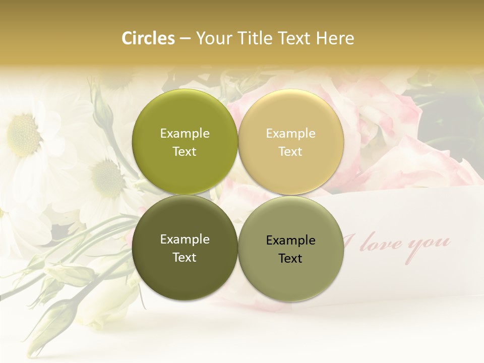 Floral Chamomile Beautiful PowerPoint Template