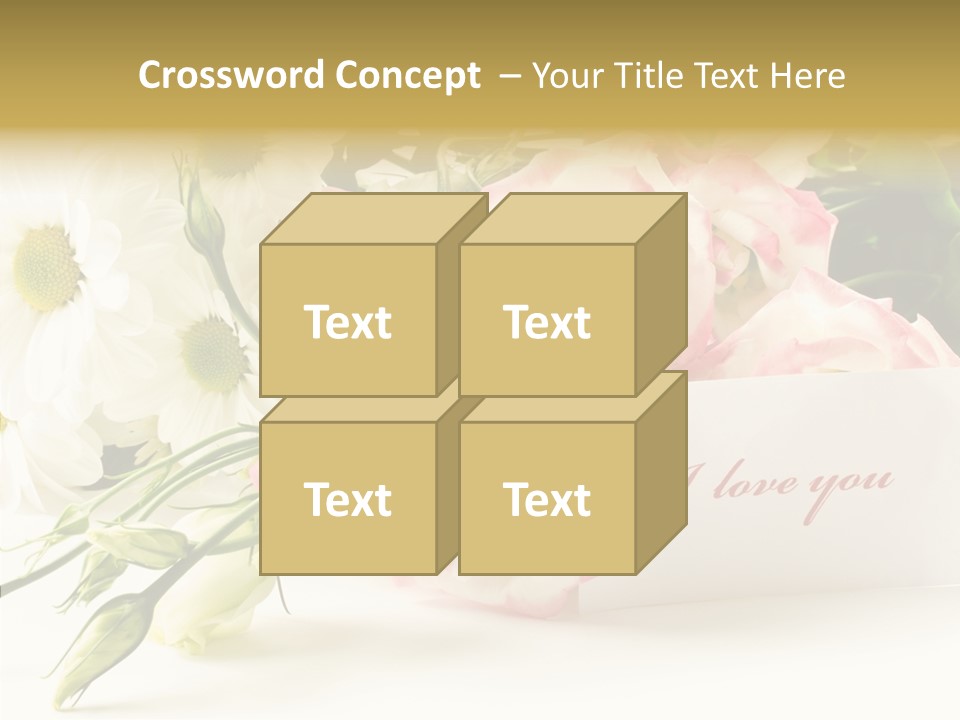 Floral Chamomile Beautiful PowerPoint Template