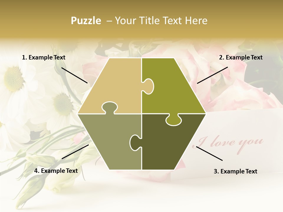 Floral Chamomile Beautiful PowerPoint Template