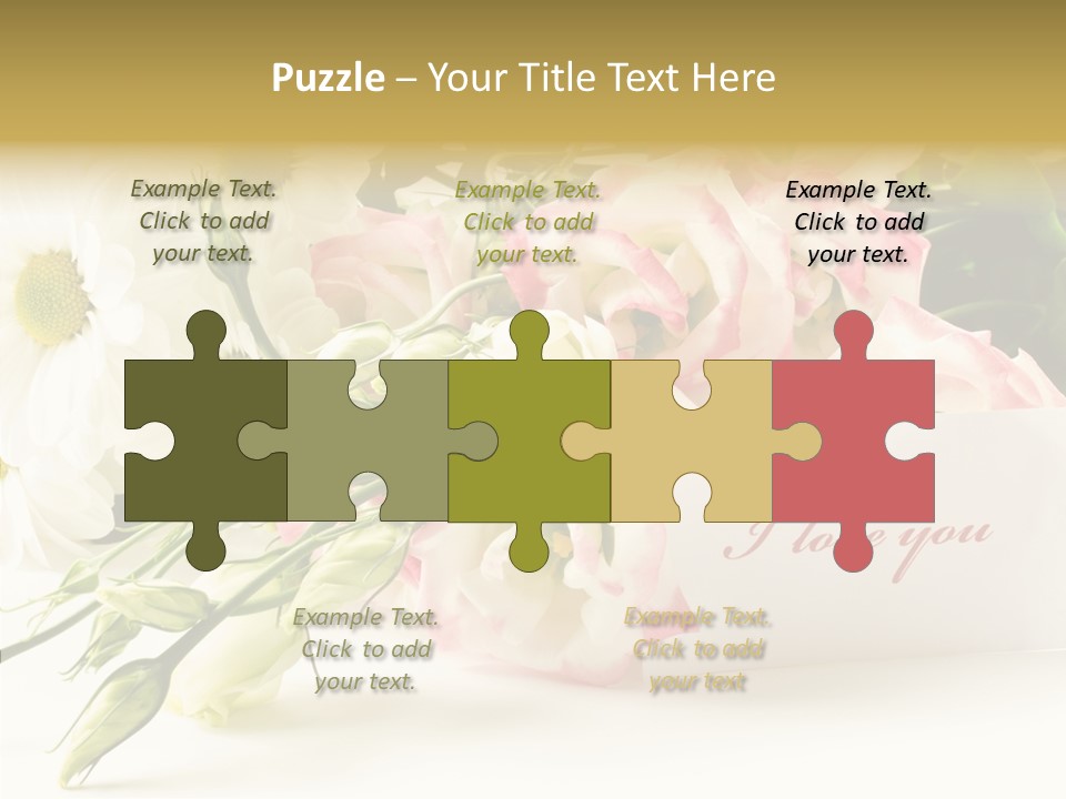 Floral Chamomile Beautiful PowerPoint Template