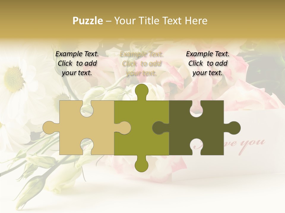 Floral Chamomile Beautiful PowerPoint Template