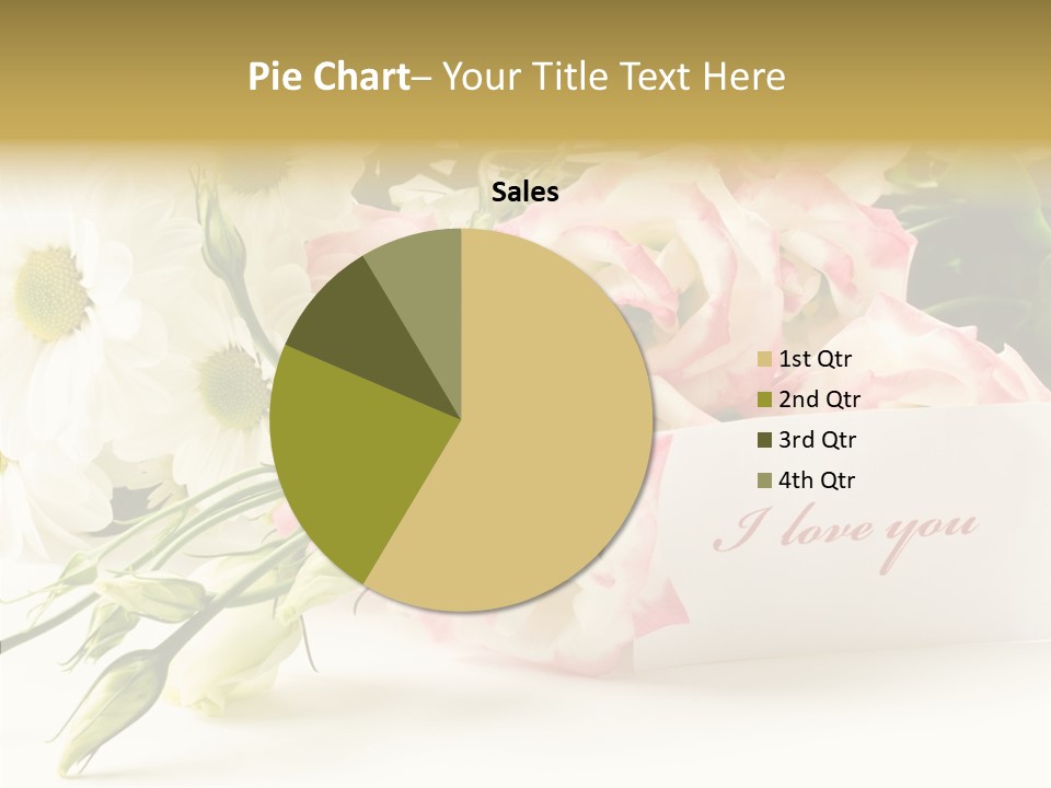 Floral Chamomile Beautiful PowerPoint Template