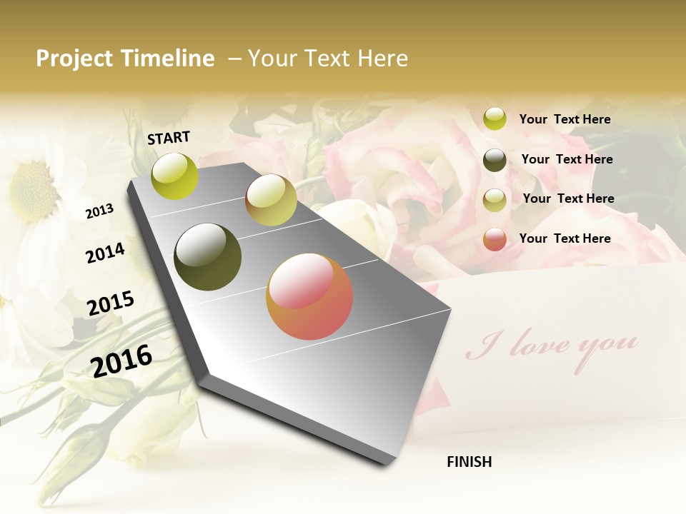 Floral Chamomile Beautiful PowerPoint Template