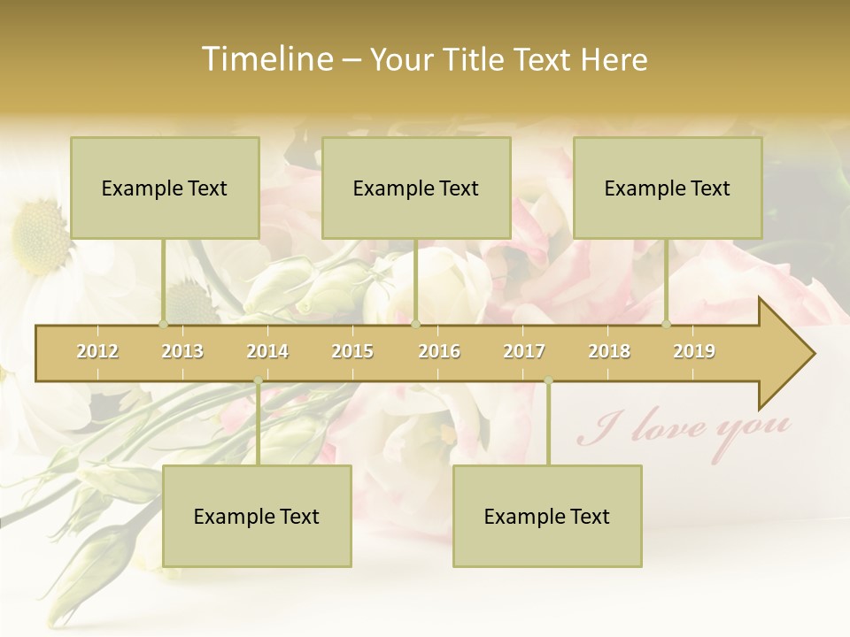 Floral Chamomile Beautiful PowerPoint Template