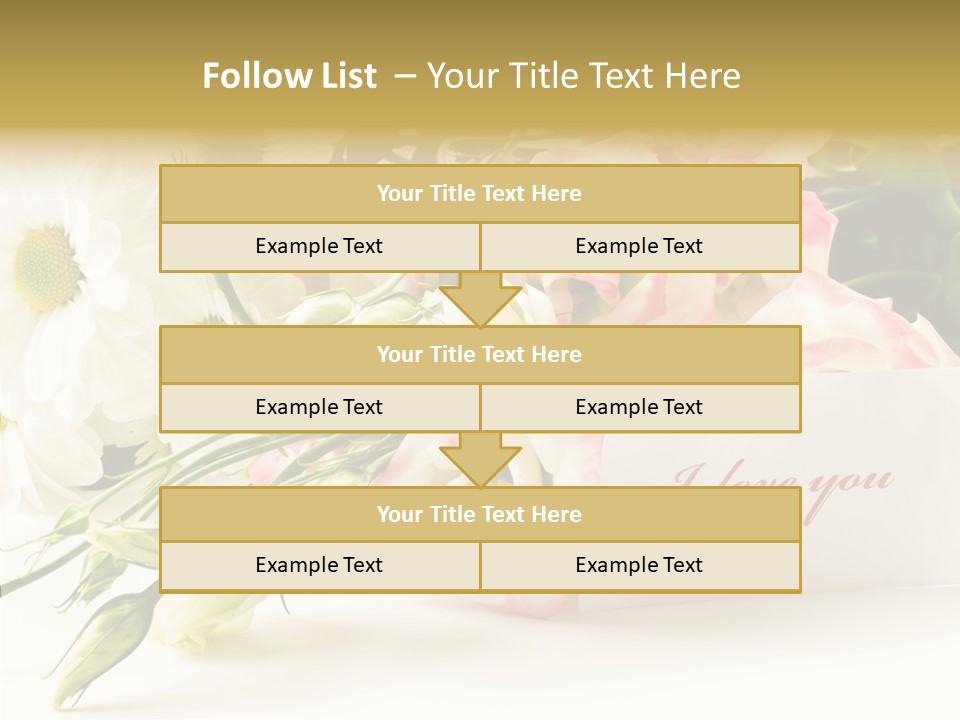 Floral Chamomile Beautiful PowerPoint Template