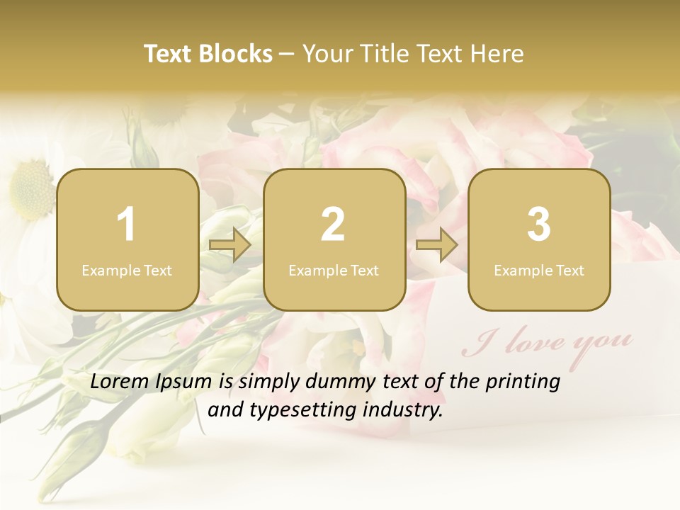 Floral Chamomile Beautiful PowerPoint Template