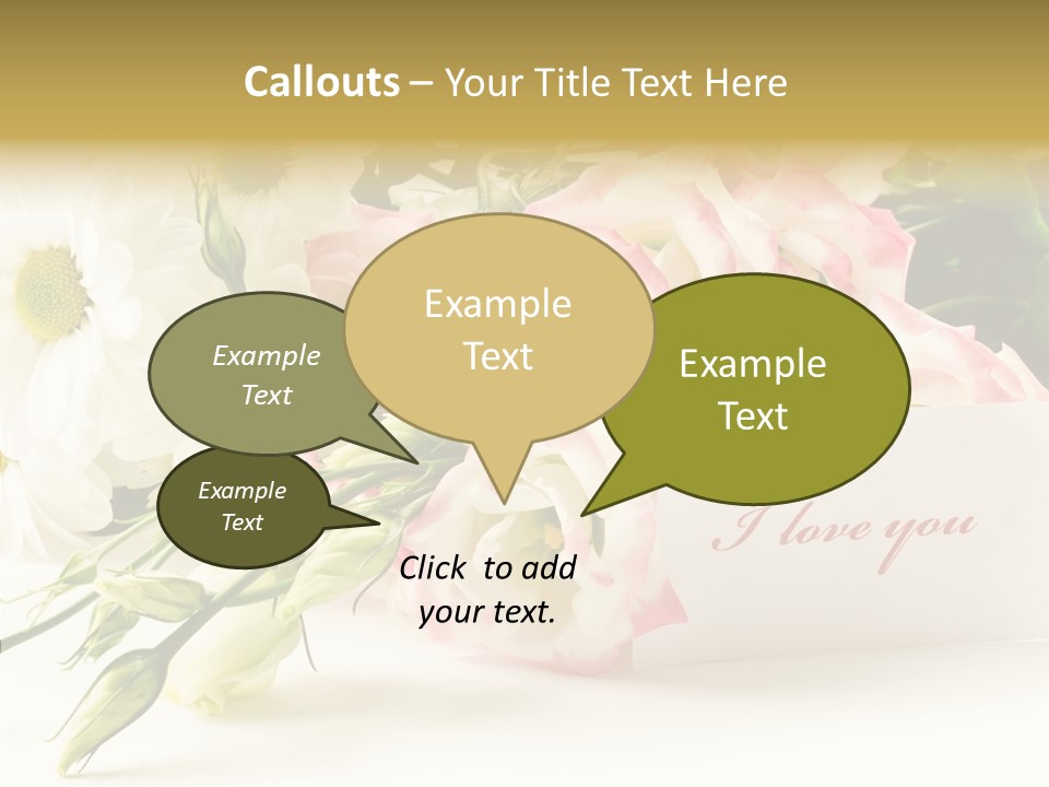 Floral Chamomile Beautiful PowerPoint Template