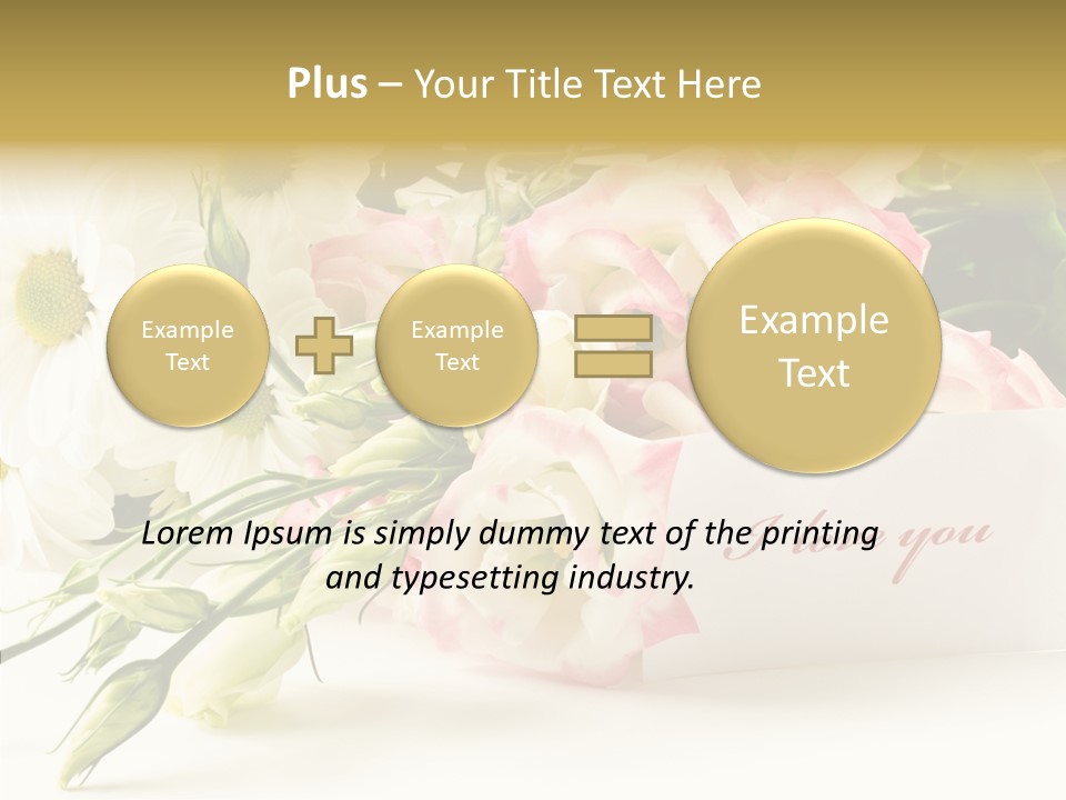 Floral Chamomile Beautiful PowerPoint Template