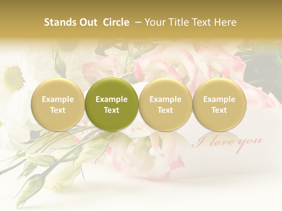 Floral Chamomile Beautiful PowerPoint Template