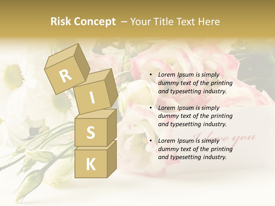 Floral Chamomile Beautiful PowerPoint Template